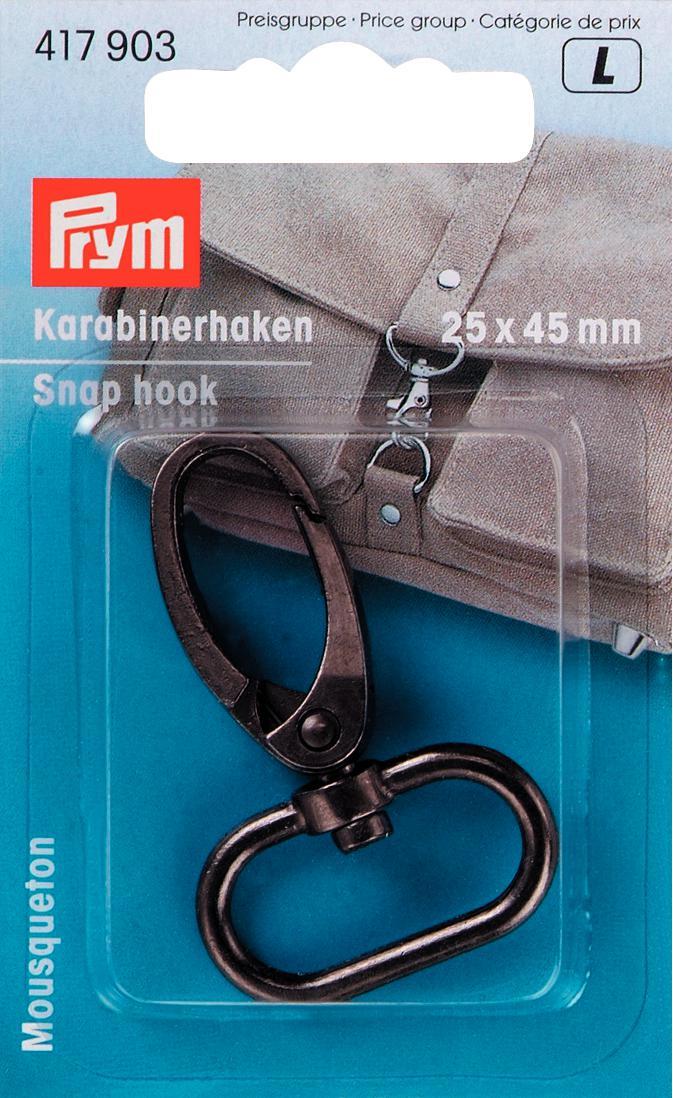 Prym 25mm antique silver snap hook